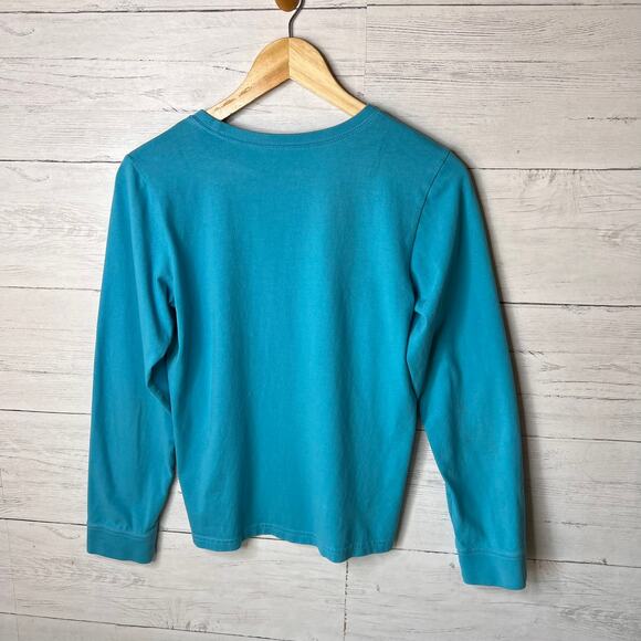 Life is Good T-Shirt Kids Size XXL Aqua "Goose Bumps" Long Sleeve 100% Cotton - Picture 14 of 16